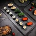 thumbnail image 6 of Cheese Slate Plate Flat Plate Western Plate Japanese Style Cuisine Stone Plate Fruit Snack Steak Tray - style：Leaf style；, 6 of 6