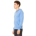 thumbnail image 3 of Bella + Canvas Unisex Triblend Full-Zip Lightweight Hoodie, 3 of 3
