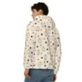 thumbnail image 4 of Goofa Milk Tea7 Pattern Mens Full-zip Hoodie, Zip-up Pullover Hooded Sweatshirt, Kangaroo Pocket Hoodie Ideal for Daily Wear, Travel, and Home-Medium, 4 of 5