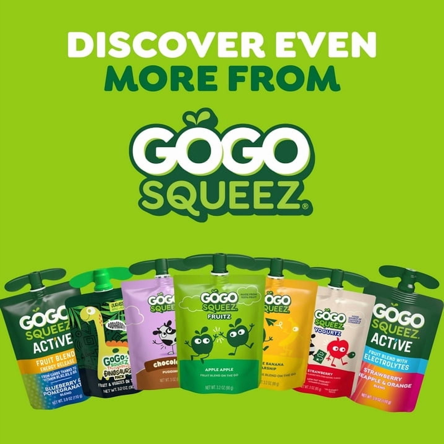 (Pack Of 12) Gogo Squeez Pudding Vanilla 12 Oz
