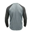thumbnail image 4 of Hinvhai Men's Henley Knit Sweater Long Sleeve Soft Pullover Shirt with Chest Pocket Gray 4(M), 4 of 6