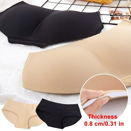 ZRGHAOYLQ Women Butt Pads Enhancer Panties Padded Hip Underwear Butts Lifter Panty Seamless Fake Padding Briefs Shapewear