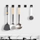thumbnail image 5 of Adhesive Hooks Black Towel Hooks Heavy Duty Stick On Wall Door Cabinet Hook, 5 of 5