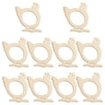 thumbnail image 4 of Miangastore 20 Pcs Anneaux de Serviette en Forme de Poule de Pâques Décorations de Table à Manger, 4 of 8