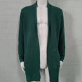 thumbnail image 1 of Suéter de otoño e invierno para hombre, cárdigan largo y holgado, chaqueta de punto, suéter musculoso para hombre, 1 of 6
