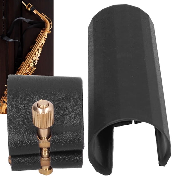 Ligaduras de Saxofón, Sujetador de Ligadura de Timbre Uniforme Protector para instrumentos