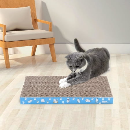 5 Packs in 1 Cat Scratch Pad Cat Scratcher Cardboard Reversible Suitable for Cats to Rest Grind Claws and Play