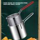 thumbnail image 4 of Olla para Freidora Mini Sartén Portátil de Metal Ahorro de Aceite Resistente con Largo Juego de Freidora de Acero Inoxidable para Papas Fritas Pollo ANGGREK Otros, 4 of 8
