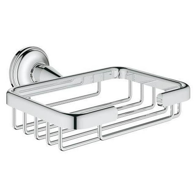 Grohe 40659001 Essentials Authentic Bathroom Soap Dish Filling Basket, Chrome