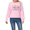 thumbnail image 2 of Women's Sweatshirts 2025 Kindness Sweatshirt Long Sleeve Crewneck Casual Pullover Tops Sweatshirt for Women, 2 of 6