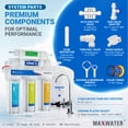 thumbnail image 3 of Max Water Système RO à 5 Étapes de 50 GPD avec Robinet et Réservoir Robuste, 3 of 6