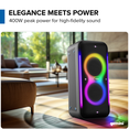 thumbnail image 3 of Gemini Sound UltraRave Duo GRV-2650L: Wireless Bluetooth Party Speaker System with Bass, Lights & Wireless Microphone - Portable, Rechargeable, 3 of 8