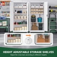 thumbnail image 5 of Letaya Metal Garage Storage Cabinets with Lock Door and Adjustable Shelves, Steel Tool Cabinets for Home,Office,Warehouse Organisieren (White, 75" H), 5 of 8