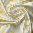 thumbnail image 5 of Ambesonne Geometric Valance Pack of 2, Summer Sun Motif, 54"X12", Yellow White, 5 of 5
