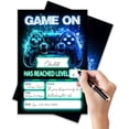thumbnail image 3 of Gamer Birthday Invitations, Video Game Birthday Party, Gaming Party Decorations, Birthday Party Invitations For Boys Girls, Kids Birthday Invitations, 20 Cards with 20 Envelopes.(117), 3 of 4