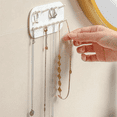 thumbnail image 5 of Wall Hanger Storage Jewelry Display Jewelry Hooks Holder Storage Organizer Earring Ring Necklace Hanger, 5 of 7