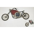 thumbnail image 3 of Wall clock - Vintage Motorcycle Wall Clock, 3 of 5