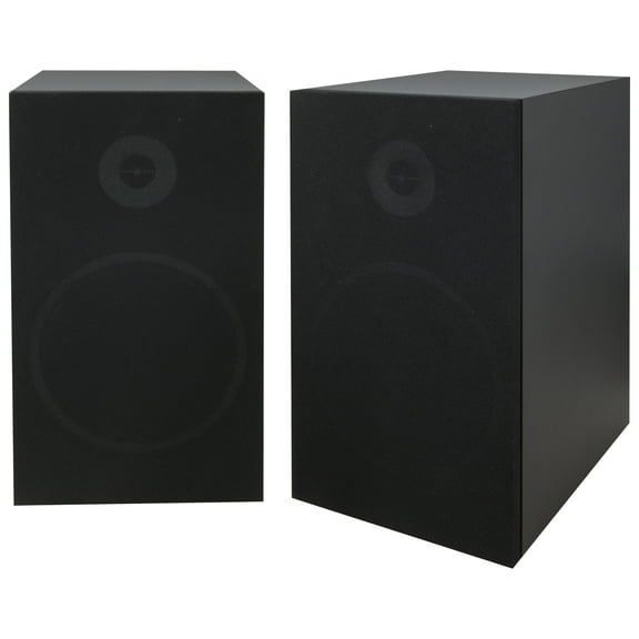 iLive ISB1400B 160-Watt-Max Powered Bookshelf Speakers with Bluetooth