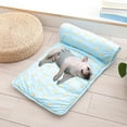 thumbnail image 6 of Dog Cooling Mat, Summer Pet Ice Mat Dog Mat Ice Silk Mat Cool Mat Pet Supplies, Cooling Mat for Dogs Self Cooling Pad(D, 15.7x23.6in), 6 of 6