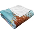 thumbnail image 3 of s Little Mermaid Silk Touch Throw Blanket, 50" x 60", Curious and Kind, 3 of 5