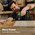 thumbnail image 4 of Greenworks 24V Cordless Brushless 8PCs Combo, Drill+Impact Driver+Circular Saw+Recip Saw+Jig Saw+Sander+Flashlight+Oscillating Tool w/(2) 2.0Ah+4.0Ah Batteries and 65W USB-C Charger, 4 of 7