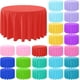 thumbnail image 3 of Paquete de manteles redondos de plástico de colores surtidos, mantel desechable de arcoíris, cubiertas de mesa redondas coloridas para fiesta de arcoíris, cumpleaños, boda, picnic, fiesta, decoración, 3 of 5