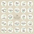 thumbnail image 3 of Gooji Baby Monthly Stickers – Premium Greenery Baby Milestone Stickers for Newborns – 24 pcs Cute Botanical Month Stickers for Baby Girl and Boy – 4 x 4-inch Different Stickers for Monthly Photoshoot…, 3 of 6