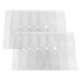 thumbnail image 1 of Transparent File Organizer with Snap Button for Document Storage 12Pcs, 1 of 4