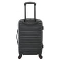 thumbnail image 3 of Travelers Club Hardside 6 pc. Loola Collection w/ Spinner Wheels - Black, 3 of 20