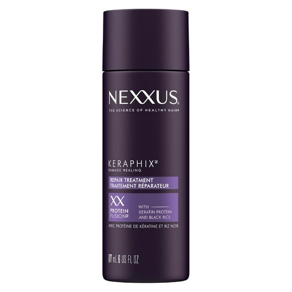 Nexxus Keraphix Damage Repair Pre-Wash Treatment Cream for Damaged Hair With Keratin Protein & Black Rice 6 oz