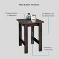thumbnail image 2 of Mesa de centro auxiliar Urban Design chocolate Unitalla Madera ecológica MDP, 2 of 6