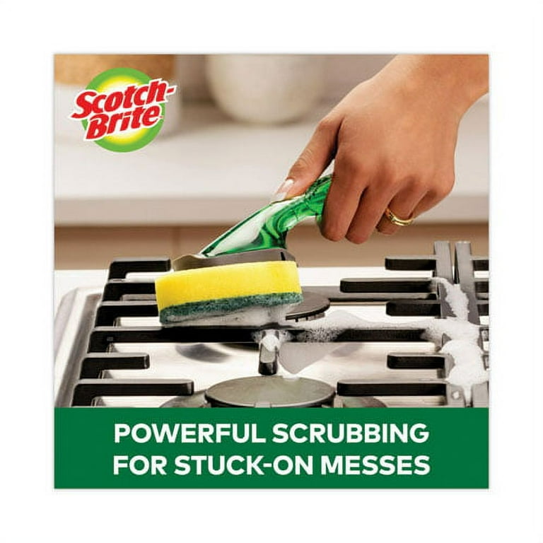 Soap-Dispensing Dishwand Sponge Refills, 2.9 x 2.2, Green, 2/Pack Soap-Dispensing Dishwand Sponge Refills, 2.9 x 2.2, Green, 2/Pack