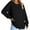 Black, variant on TKLPEHG Sweatshirts for Women Trendy Crew Neck Sweatshirt with Pocket Lightweight Loose Casual Long Sleeve Classic Solid Color Fashion Pullover (Beige,L)