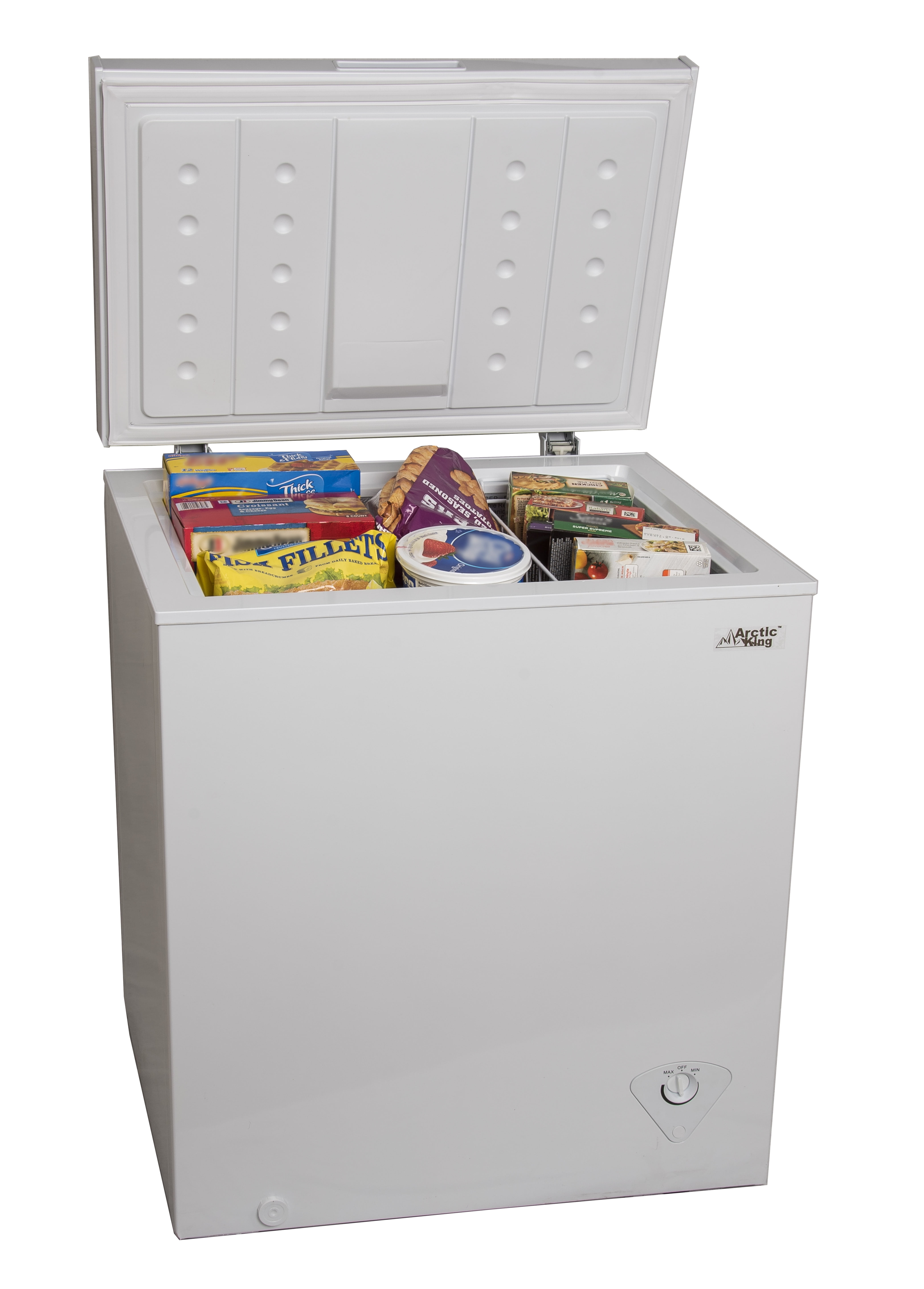 Stainless Steel Chest Freezer 5 Cu Ft