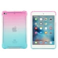 thumbnail image 2 of Cute Back Cover Case for iPad 9.7 Tablet (iPad 6th/5th Generation 2018 2017 /iPad Air 2 2014 /iPad Air 1st 2013, 9.7 Inch) - Slim Fit Light Weight Durable Silicone Back Cover Case (Pink Green), 2 of 7