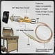 thumbnail image 3 of Low Pressure Gas LPG Fireplace Failure Safety Control Valve Kit Gas Heater Thermocouple Replacement 5/8-18UNF, 3 of 5