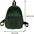 thumbnail image 6 of TELOLY Mini Backpack Purse for Women Small Corduroy Backpack Lightweight Casual Daypack Aesthetic Backpack Purse, 6 of 6