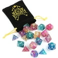 thumbnail image 4 of Naler DND Dice Set,6×7(42pcs) Polyhedral Dice with 6 Flannel Bags for Dungeons and Dragons MTG RPG Pathfinder Table Games for 5 Years & up, All Ages, 4 of 8