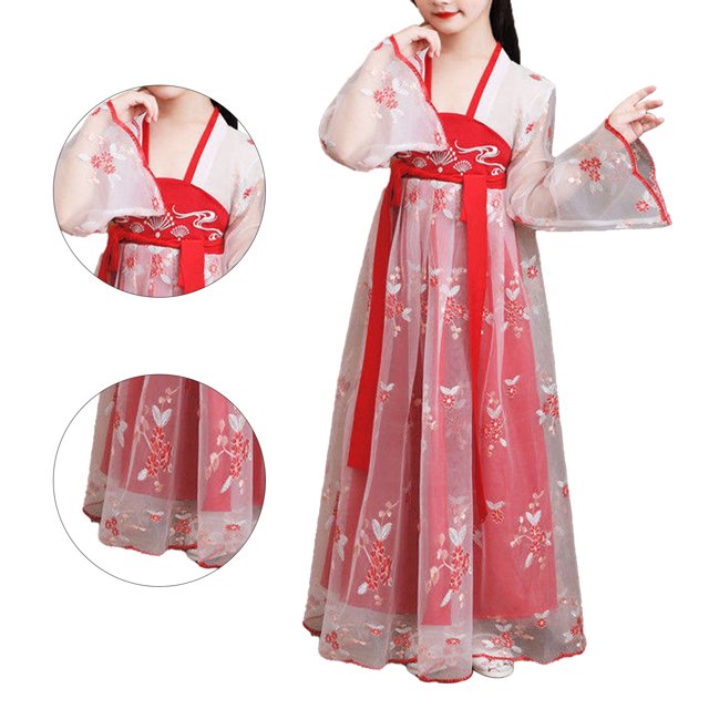 Vestido de estilo chino para niños, vestido de estilo chino para niñas, vestido de traje tradicional chino, vestido de estilo chino para niñas, uso conveniente