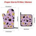 thumbnail image 2 of Naloa Cute Halloween Oven Mitts and Pot Holders 4 pcs Set, Cooking Baking Grilling Kitchen Oven Glove for Cooking, 2 of 6