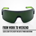 thumbnail image 3 of Gafas de seguridad Jackson Safety Maxview+ Wraparound Black, 3 of 6