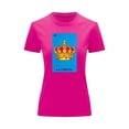thumbnail image 1 of Playera Unisex De La Corona De La Loteria Mexicana Color Fucsia Talla Grande Marca Emil SaEs, 1 of 4