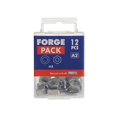 thumbnail image 2 of Forgefix Écrous Hexagonaux & Rondelles A2 Acier Inoxydable M8 Forgepack 12, 2 of 2