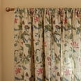 thumbnail image 4 of Vireellx Leaves Curtains for Living Room 84 Inch Length 2 Panels Set Semi Sheer Boho Drapes Green Farmhouse Tassel Rod Pocket Window Curtain Panels Bedroom Rustic Country Botanical Window Treatment, 4 of 7
