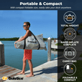 thumbnail image 5 of Solstice 10’ X 8’ Inflatable Dock | Floating Platform For Beach, Lake & Pool | For Recreation, Lounge Chairs, and Boat Maintenance | With Pump and Bag | Heavy-Duty Military-Grade Material, 5 of 7