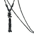 thumbnail image 1 of Collier Pull Perles de Cristal Pailleté Long Collier à Pompons pour Femmes, 1 of 10