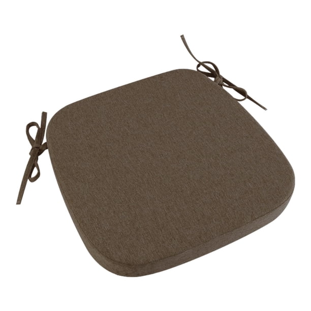 Cojín de sillas Cojín multipropósito Multipropósito Almohadilla sin deslizamiento de la almohadilla de lino lavable para el sofá doméstico Decoración Marrón claro