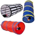 thumbnail image 1 of Happy Date Cat Tunnel for Indoor Cats with Play Ball and Peek Holes, Interactive Foldable Pet Cat Tunnel Crinkle Toy, Large Long Dog Cat Tunnel Tube for Kitten Puppy Bunny Rabbit, 1 of 8