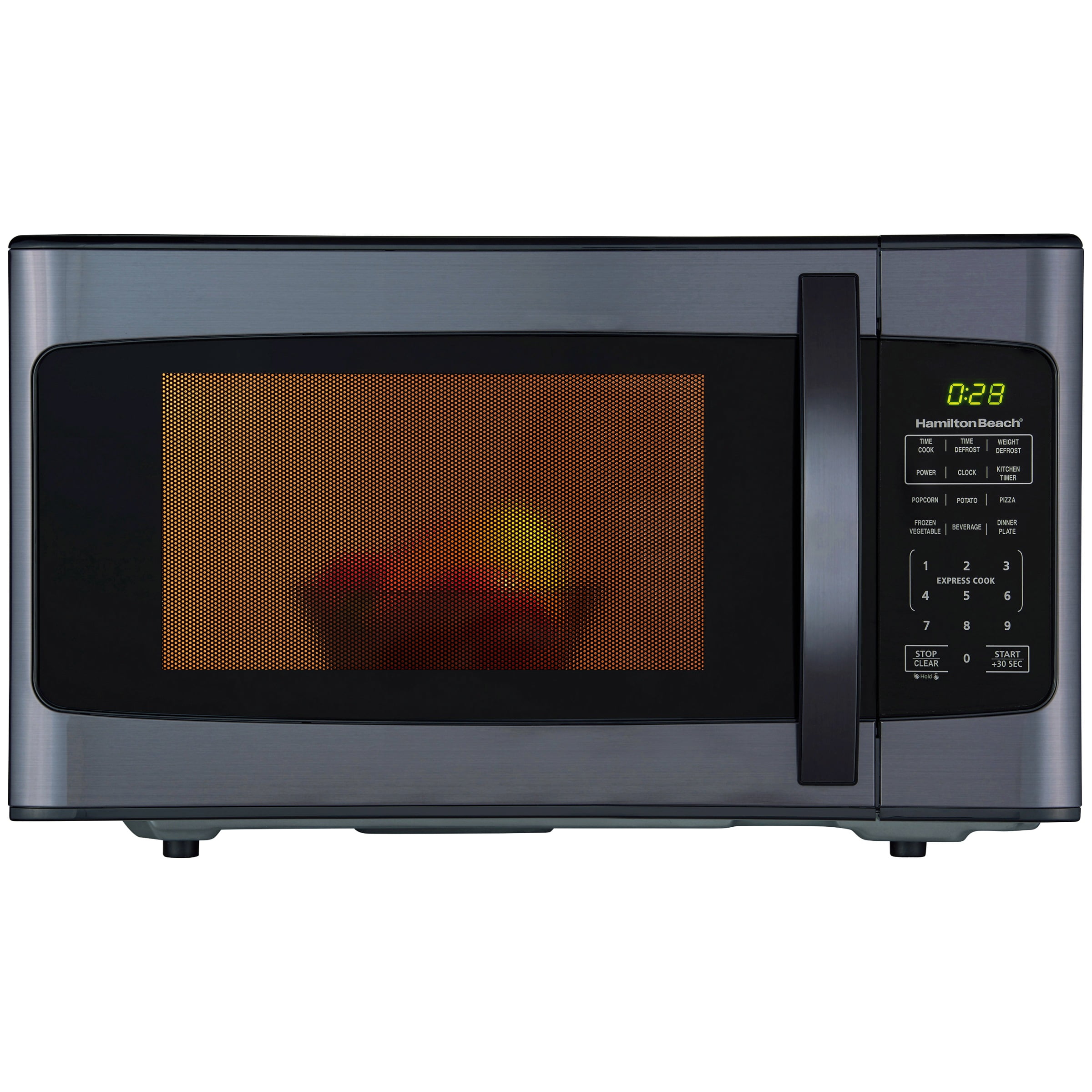 BLACK+DECKER 1.1 Cu. Ft. Microwave Stainless Steel Countertop Microwave Oven  EM031MGGX2 - The Home Depot
