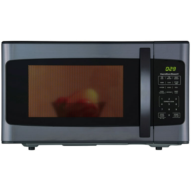  1.1-cu ft 1000W Microwave, Stainless Steel: Built In